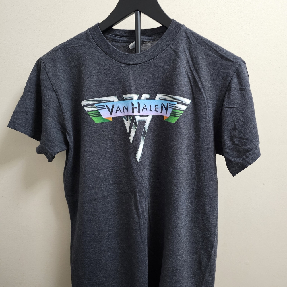 Van Halen Modern Band Tee 707 Ash Grey Small